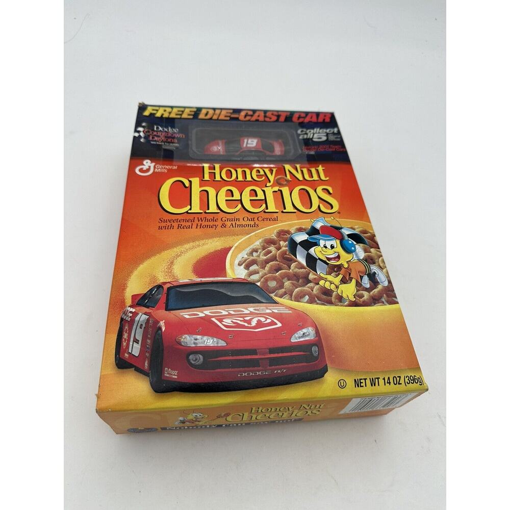 General Mills Casey Atwood 19 Cereal Box 2001 Historic Team Dodge #19 Car